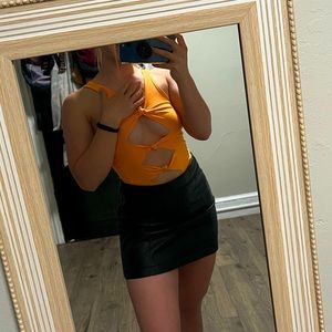 Orange tank top